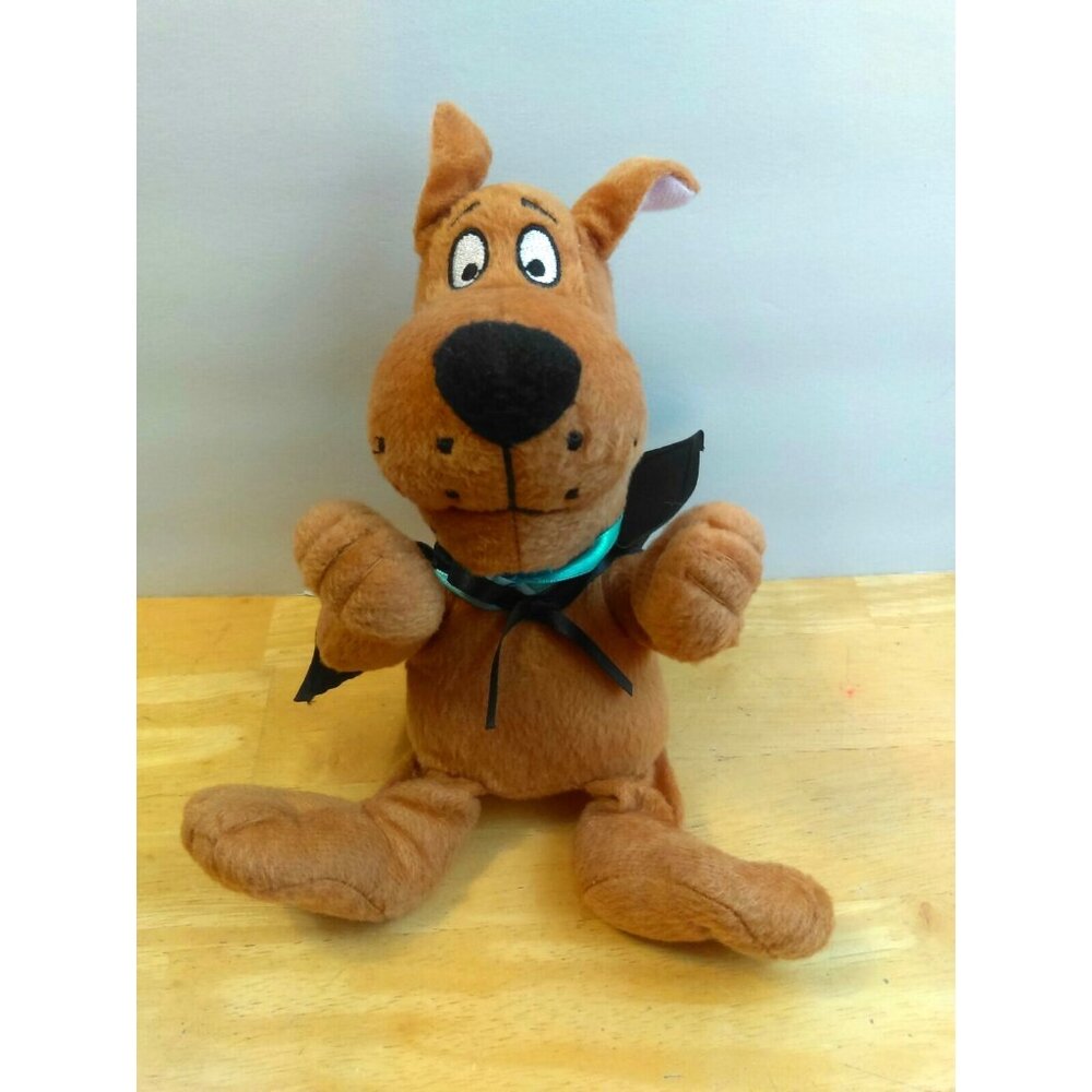 Scooby Doo Sitting with Black Cape Dog Animal 10" Plush Stuffed Toy